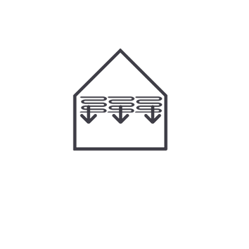 Mennyezeti<br>fűtések